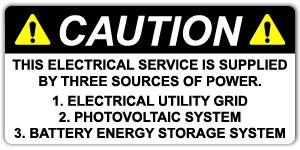 #311 - CAUTION - THREE SOURCES OF POWER