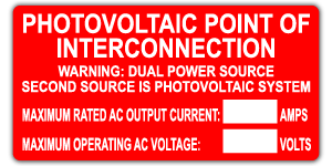 #674 - PHOTOVOLTAIC POINT OF INTERCONNECTION
