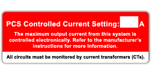 #241 - PCS CONTROLLED CURRENT SETTING – pvlabelpro