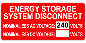 DISCONNECT FOR DC COUPLED BATTERIES
