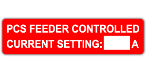 #242 - PCS FEEDER CONTROLLED CURRENT SETTING: ___ A